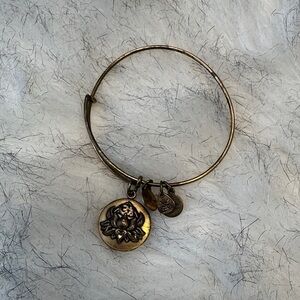Alex and Ani Gold Charm Bangle Bracelet